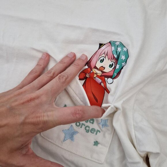 White spy x family anya forger shirt. bought in Taiwan. - Picture 2 of 4
